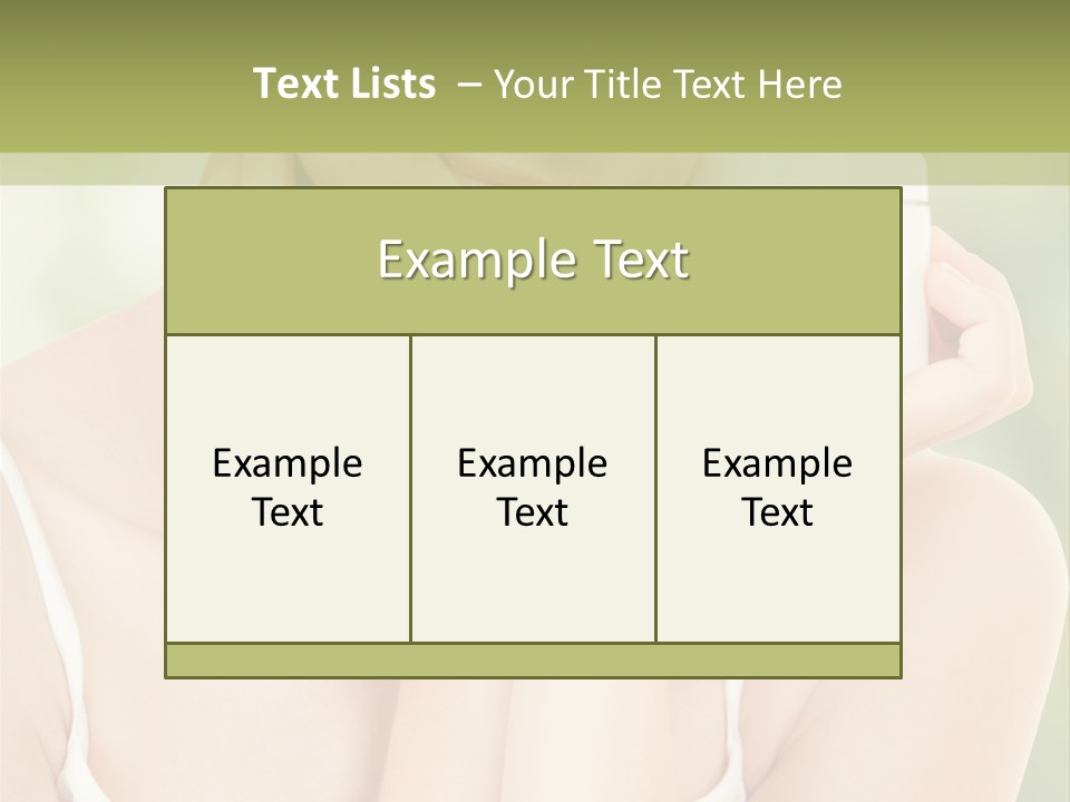 Nature Human Cosmetics PowerPoint Template