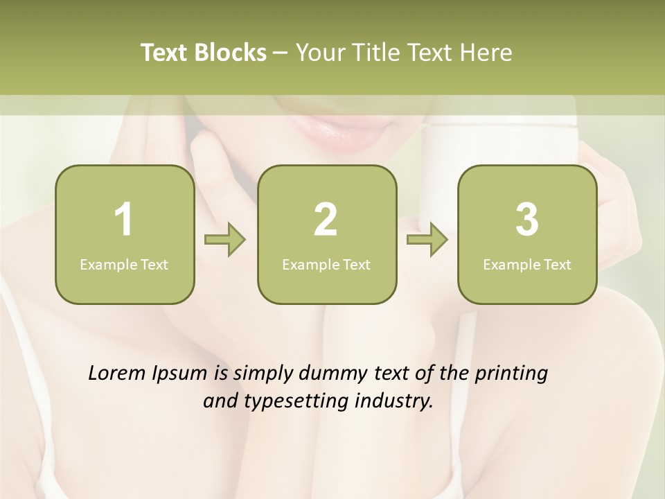 Nature Human Cosmetics PowerPoint Template