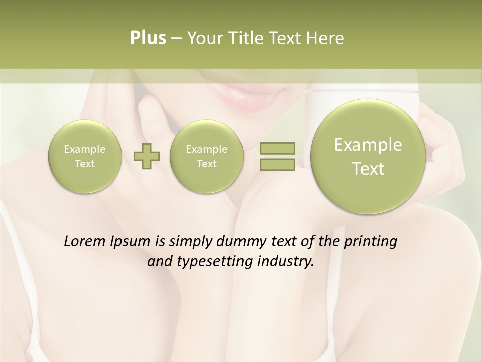 Nature Human Cosmetics PowerPoint Template
