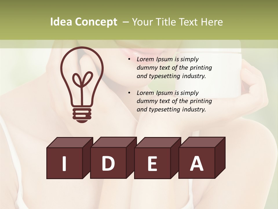 Nature Human Cosmetics PowerPoint Template