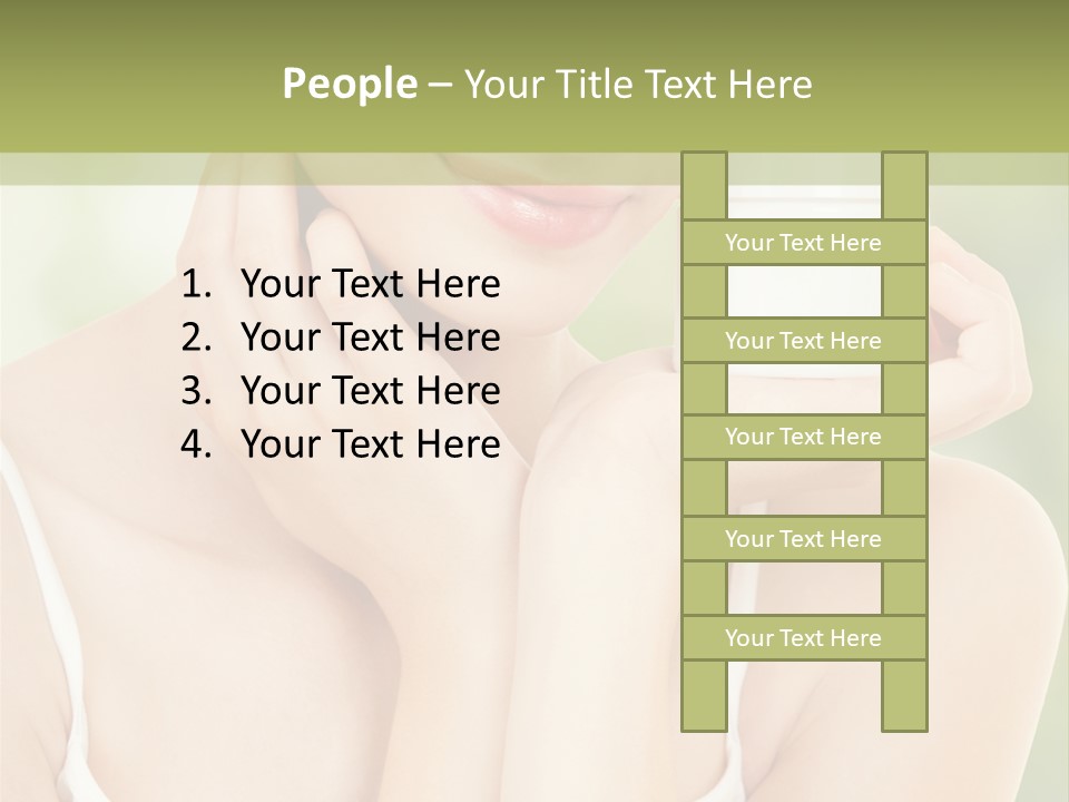Nature Human Cosmetics PowerPoint Template