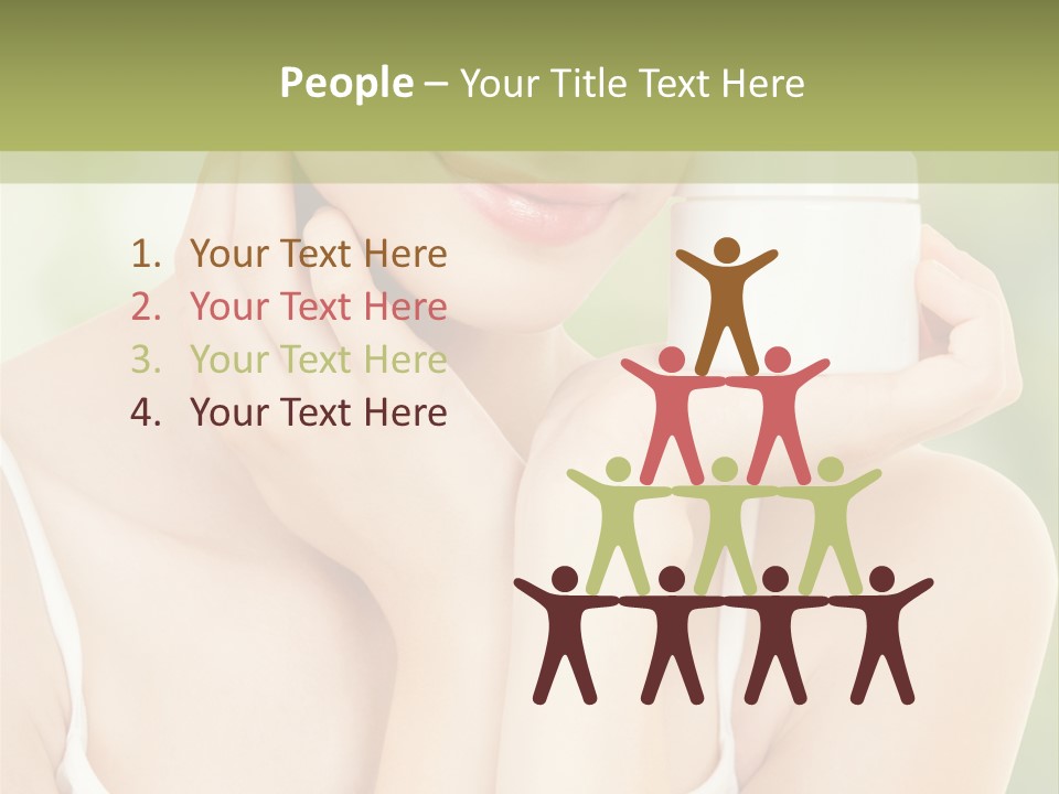 Nature Human Cosmetics PowerPoint Template