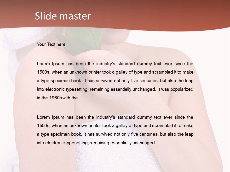 Natural Phytotherapy Isolated PowerPoint Template