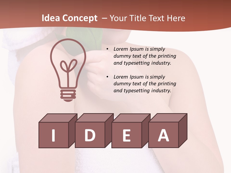 Natural Phytotherapy Isolated PowerPoint Template