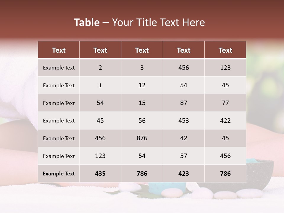 Beautiful Wellbeing Reflection PowerPoint Template