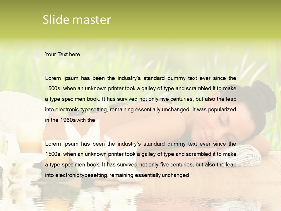 Skin Sexuality Philanthropy PowerPoint Template