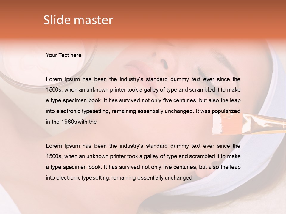 Lying Hand Clear PowerPoint Template