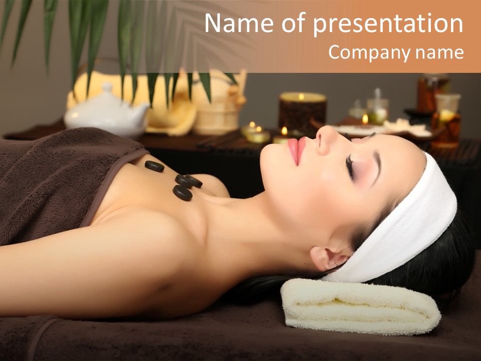 Eyes Towel Luxury PowerPoint Template