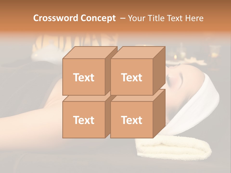 Eyes Towel Luxury PowerPoint Template