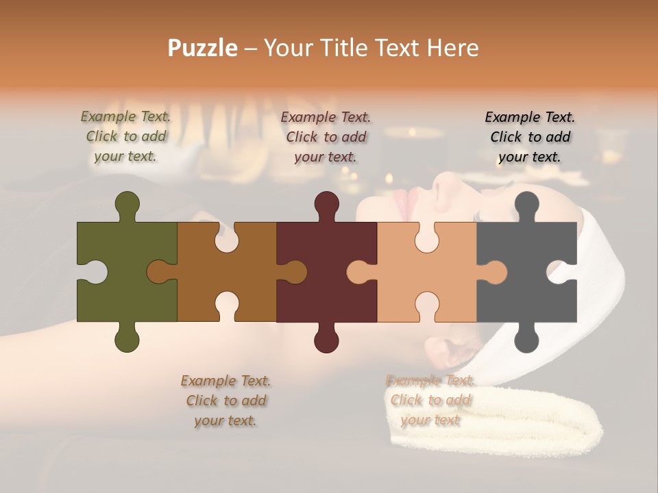 Eyes Towel Luxury PowerPoint Template