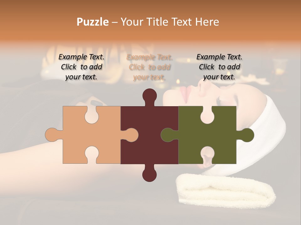 Eyes Towel Luxury PowerPoint Template