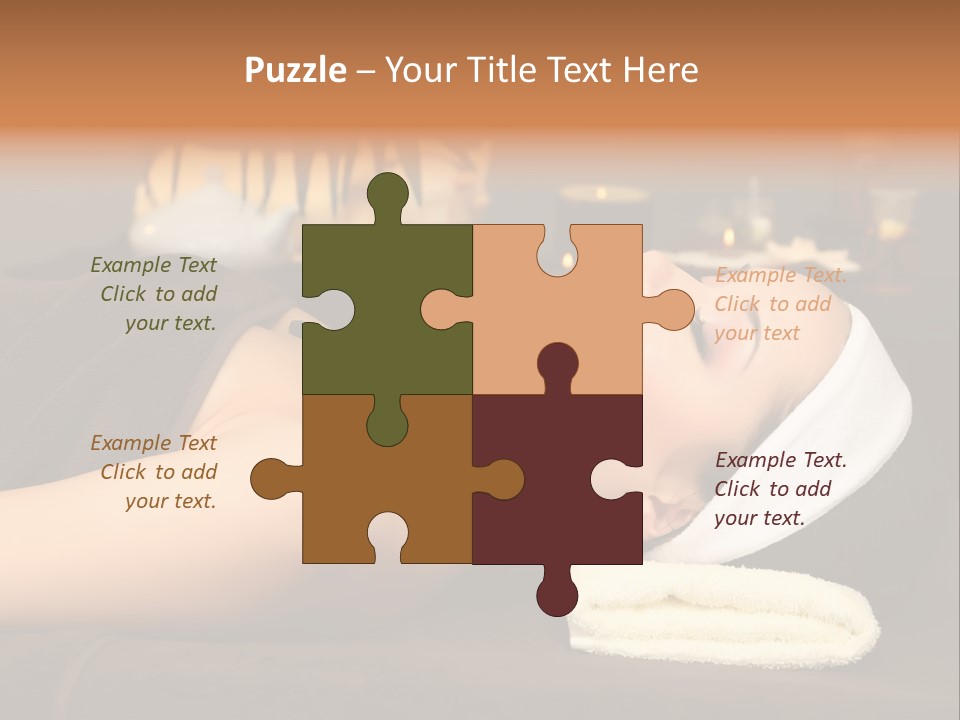 Eyes Towel Luxury PowerPoint Template