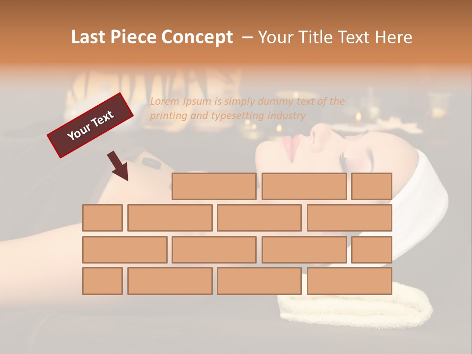 Eyes Towel Luxury PowerPoint Template