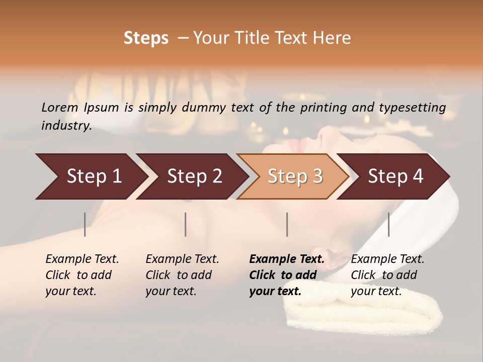 Eyes Towel Luxury PowerPoint Template