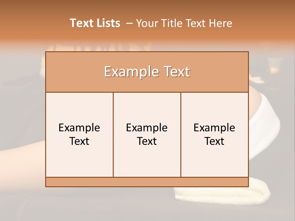 Eyes Towel Luxury PowerPoint Template