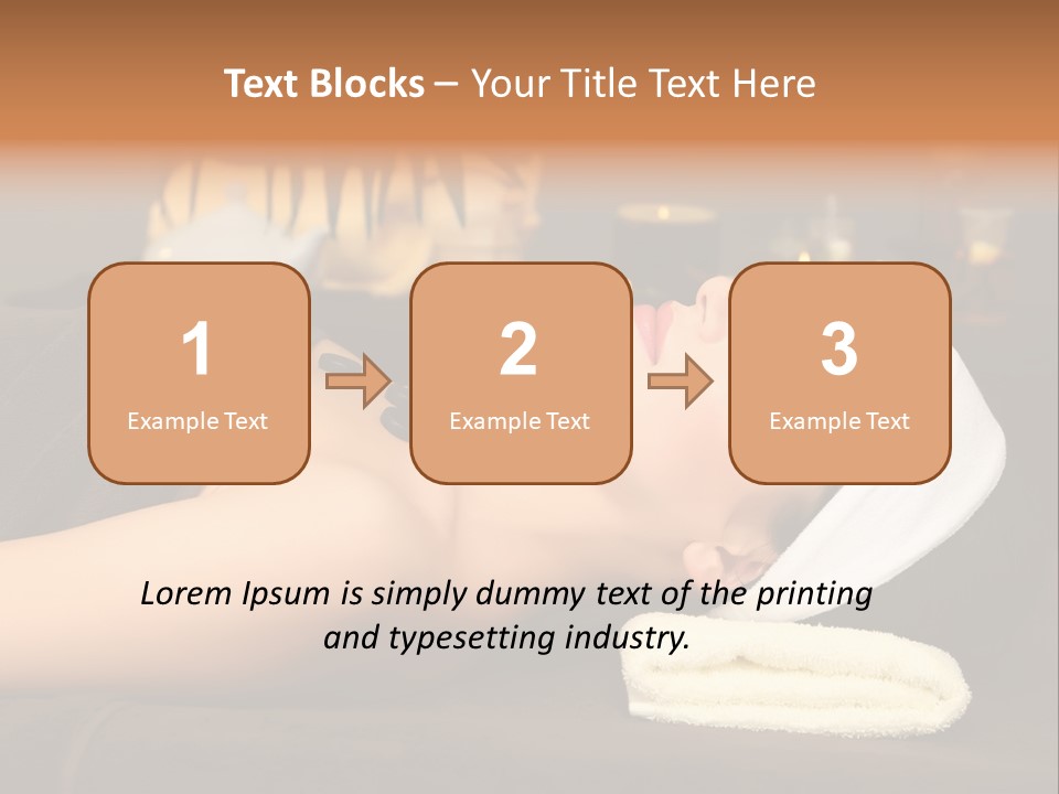 Eyes Towel Luxury PowerPoint Template