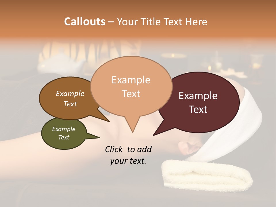 Eyes Towel Luxury PowerPoint Template