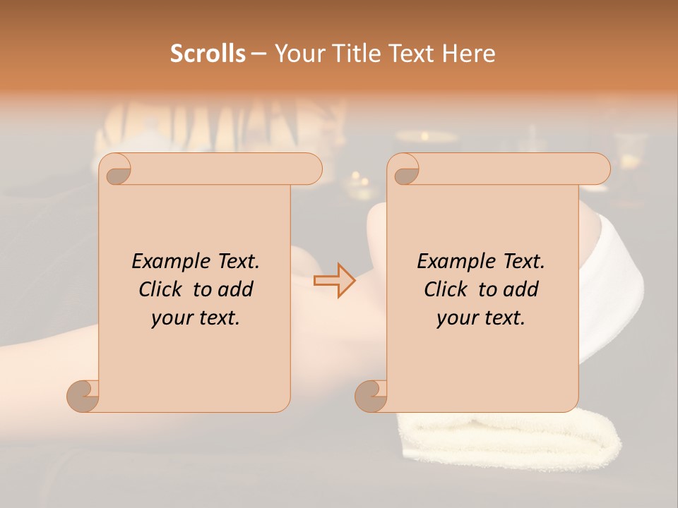 Eyes Towel Luxury PowerPoint Template
