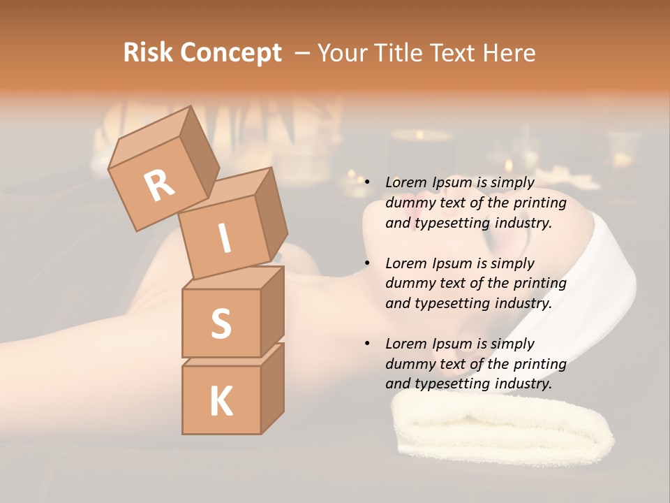 Eyes Towel Luxury PowerPoint Template