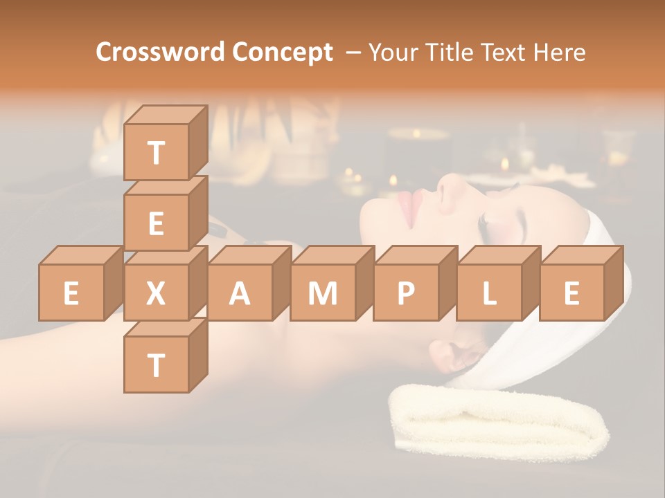 Eyes Towel Luxury PowerPoint Template