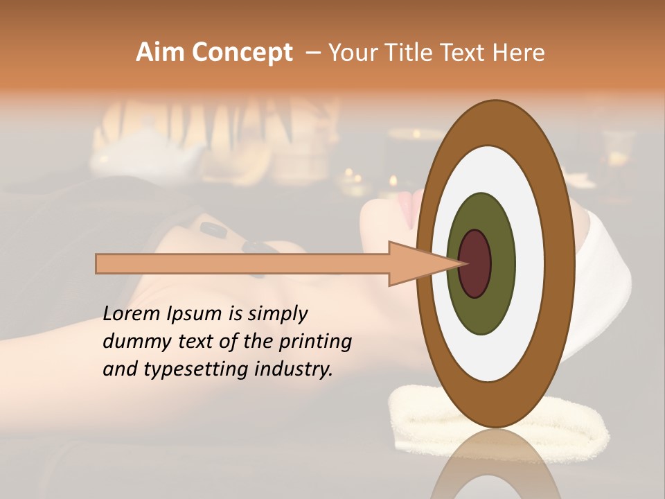 Eyes Towel Luxury PowerPoint Template