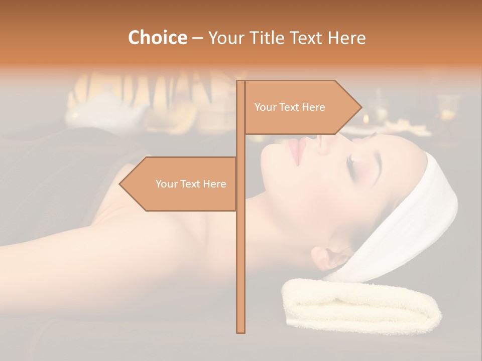 Eyes Towel Luxury PowerPoint Template