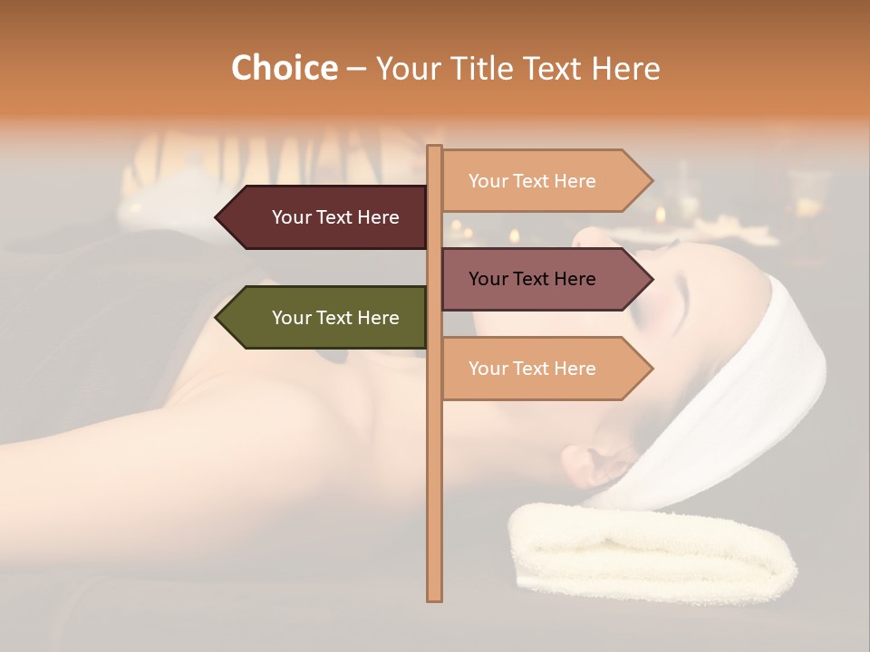 Eyes Towel Luxury PowerPoint Template