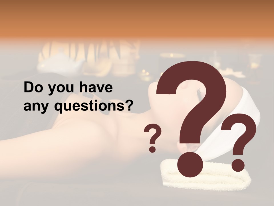 Eyes Towel Luxury PowerPoint Template