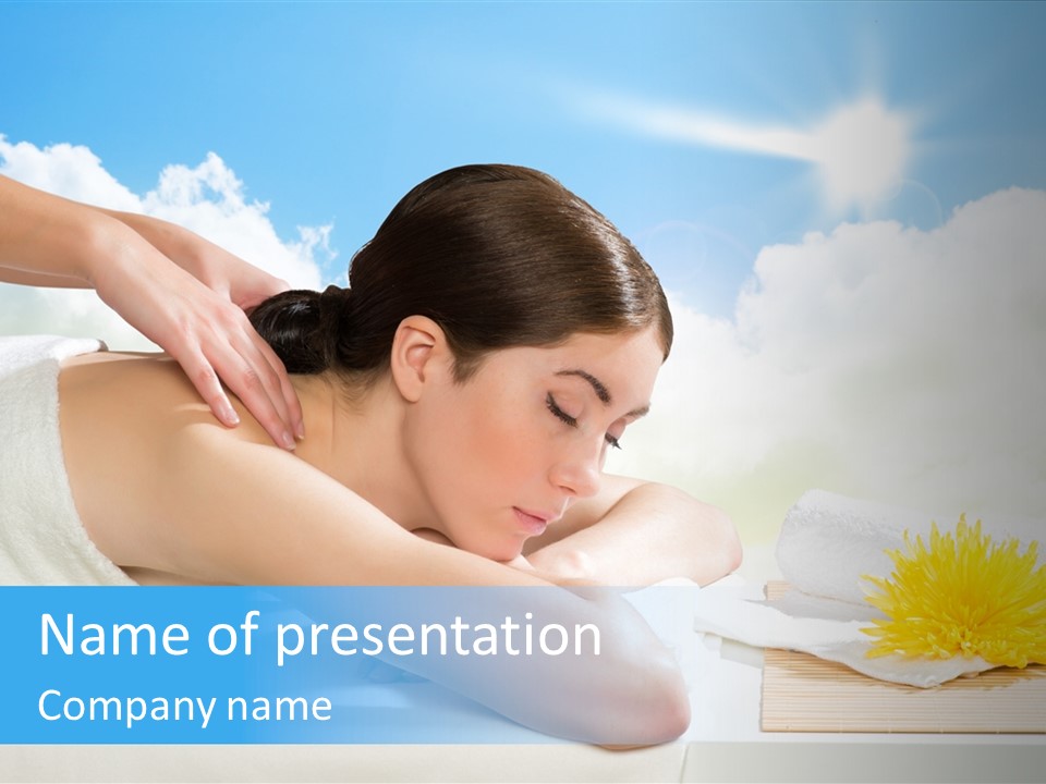 Skin Harmony Flower PowerPoint Template