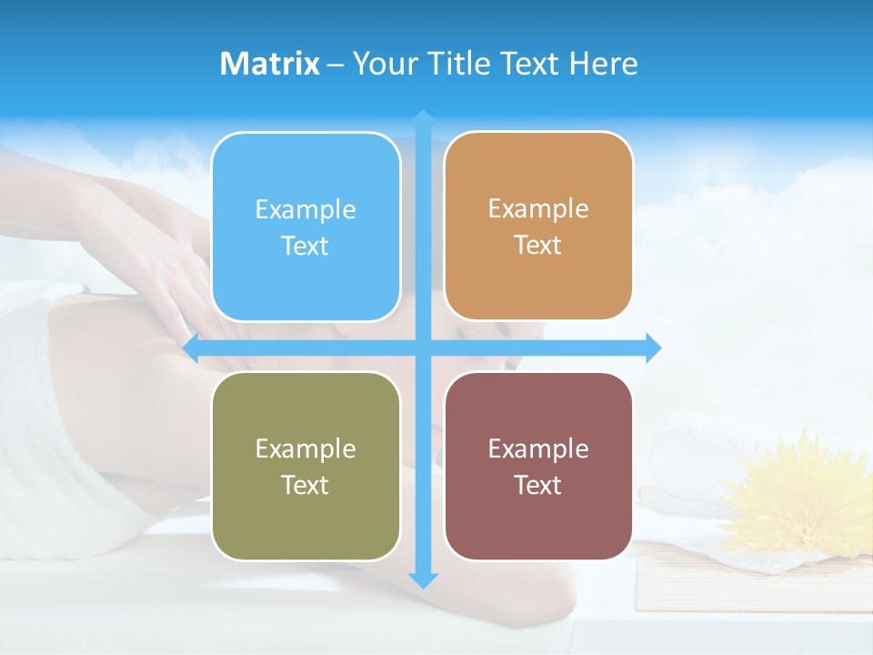 Skin Harmony Flower PowerPoint Template