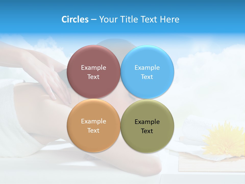 Skin Harmony Flower PowerPoint Template