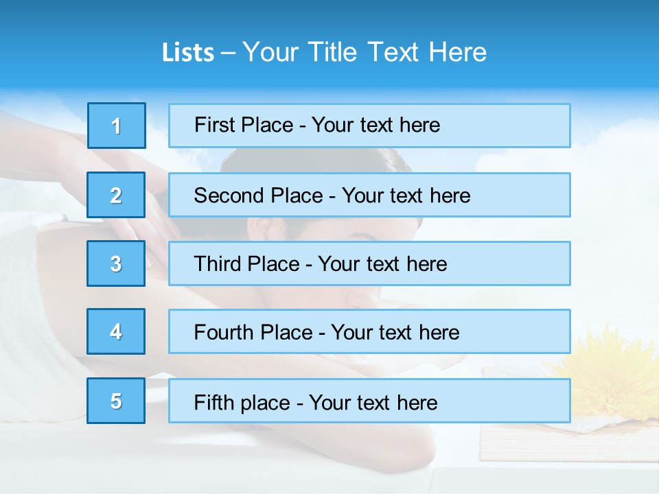 Skin Harmony Flower PowerPoint Template