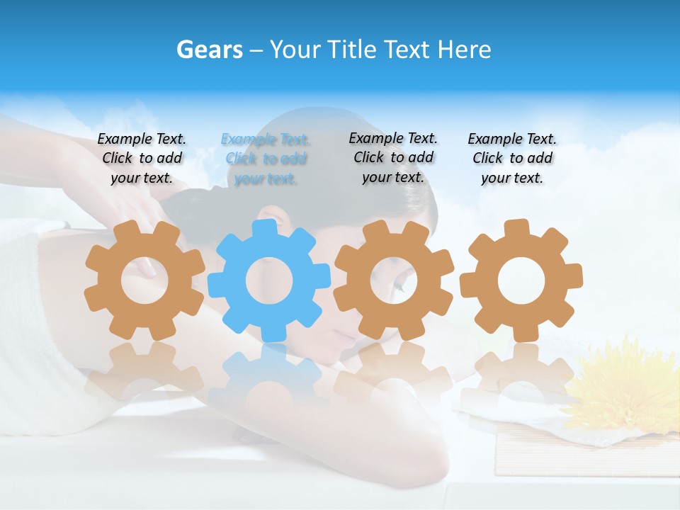 Skin Harmony Flower PowerPoint Template