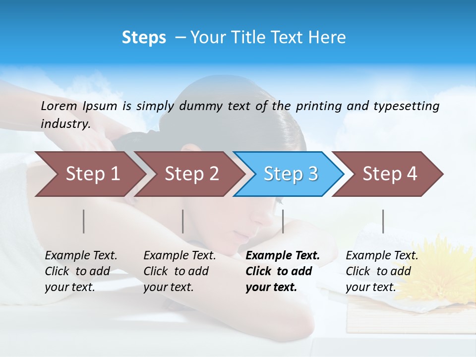 Skin Harmony Flower PowerPoint Template