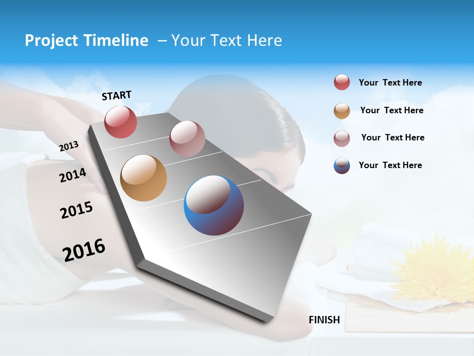 Skin Harmony Flower PowerPoint Template