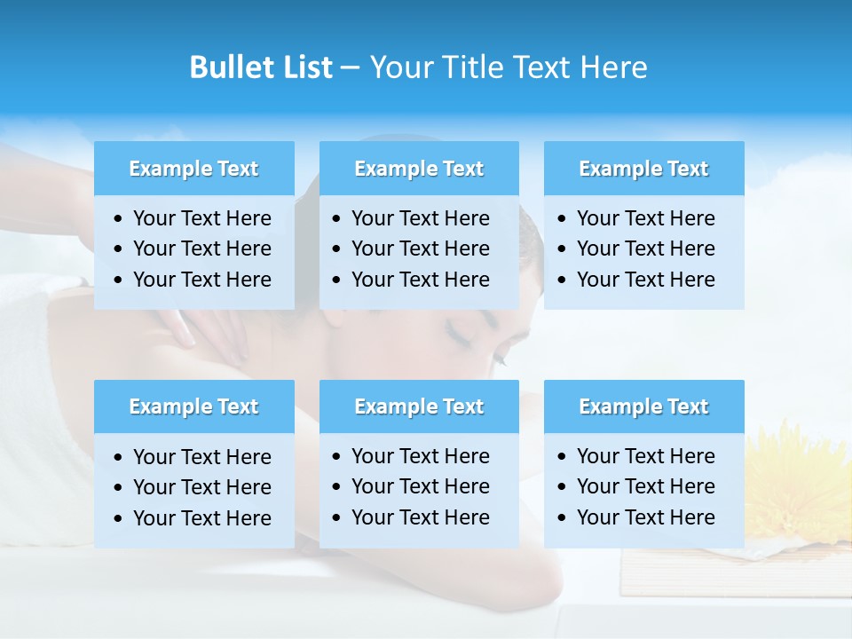 Skin Harmony Flower PowerPoint Template