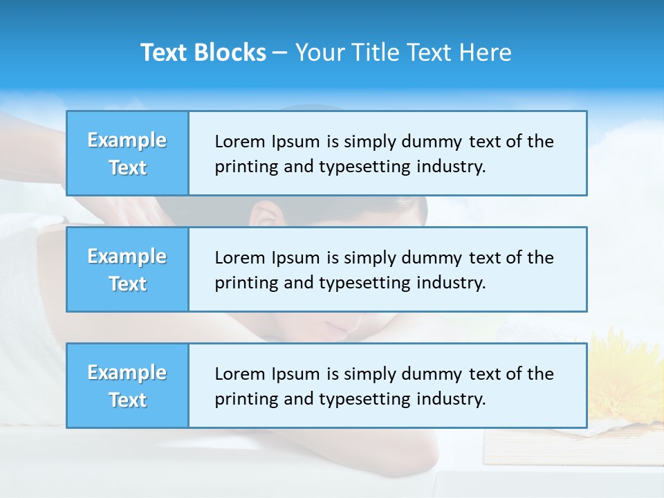 Skin Harmony Flower PowerPoint Template