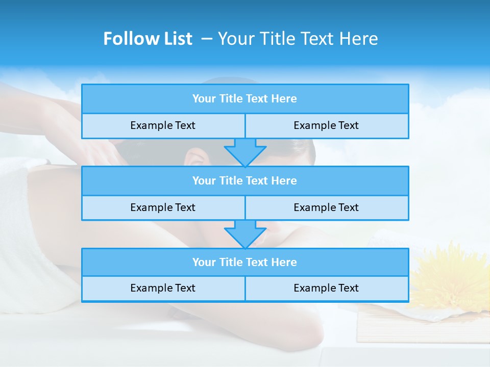 Skin Harmony Flower PowerPoint Template