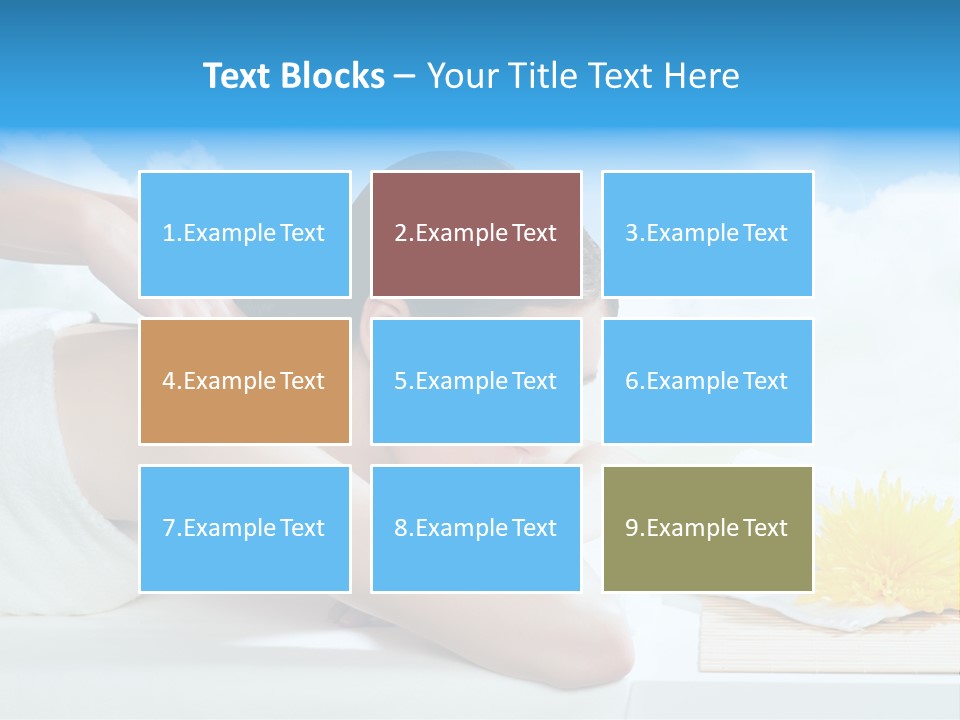 Skin Harmony Flower PowerPoint Template