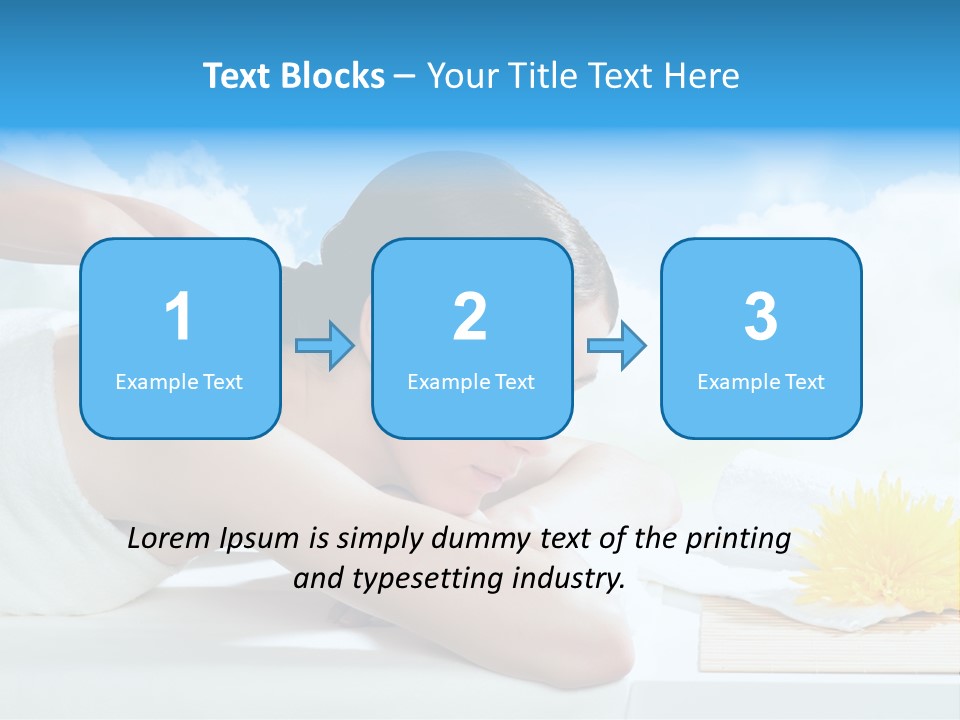 Skin Harmony Flower PowerPoint Template