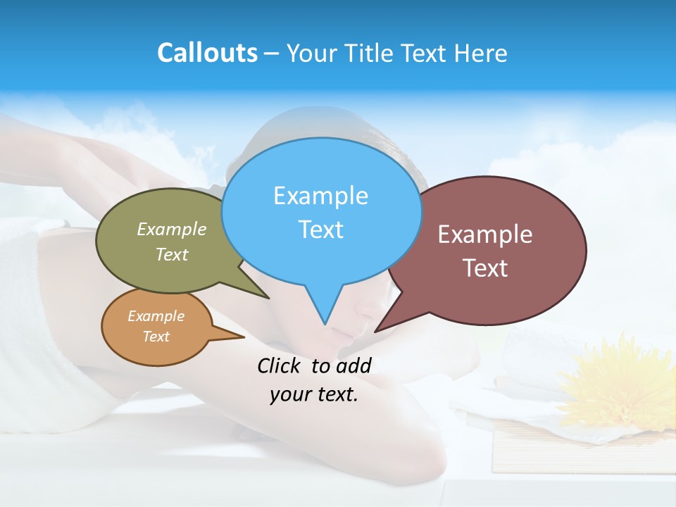 Skin Harmony Flower PowerPoint Template