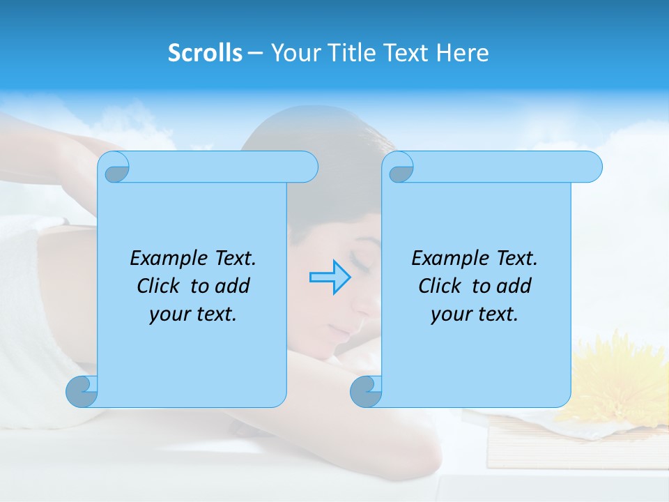 Skin Harmony Flower PowerPoint Template