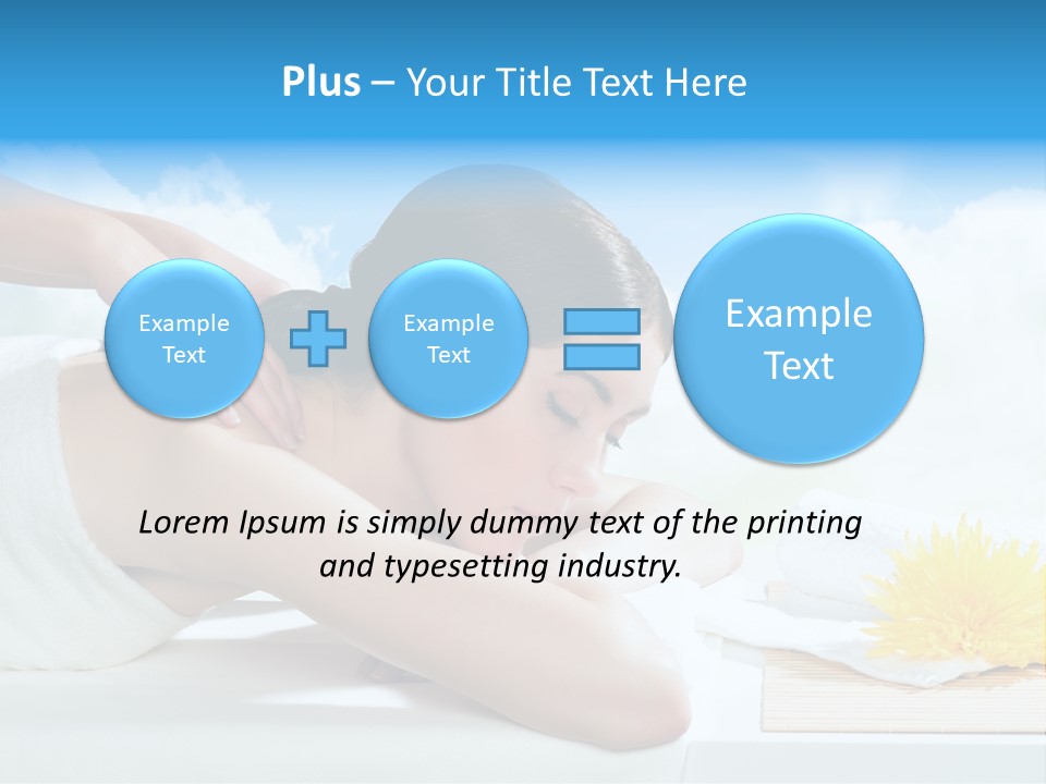 Skin Harmony Flower PowerPoint Template