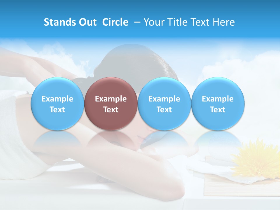 Skin Harmony Flower PowerPoint Template