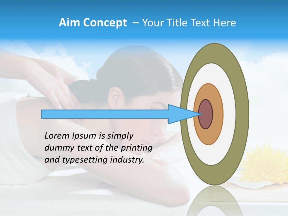 Skin Harmony Flower PowerPoint Template