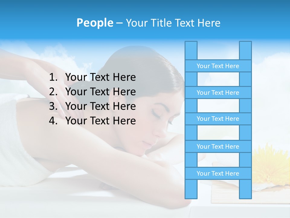 Skin Harmony Flower PowerPoint Template