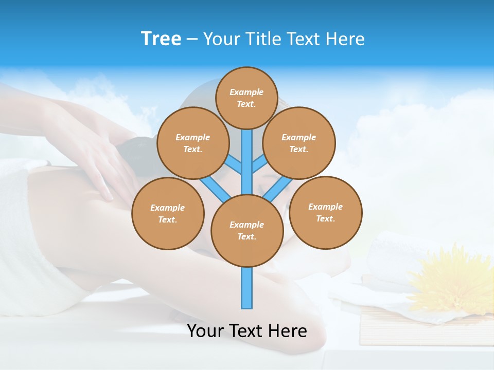 Skin Harmony Flower PowerPoint Template