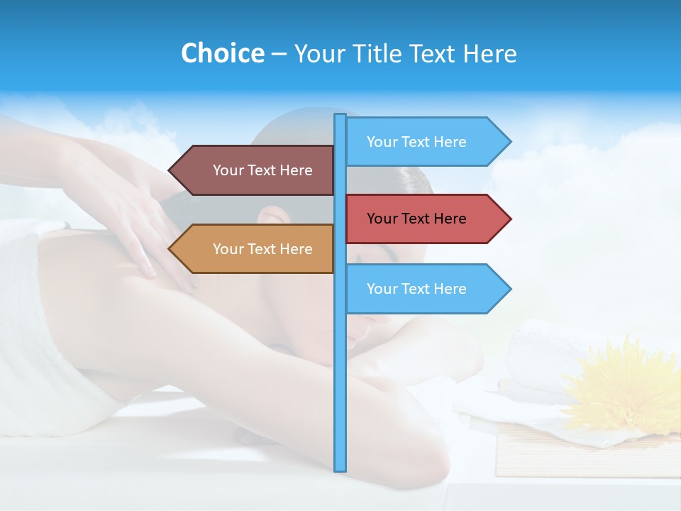 Skin Harmony Flower PowerPoint Template