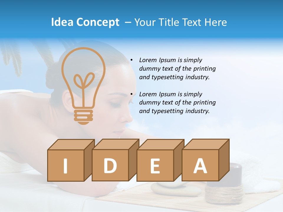 Attractive Skincare Healthy PowerPoint Template