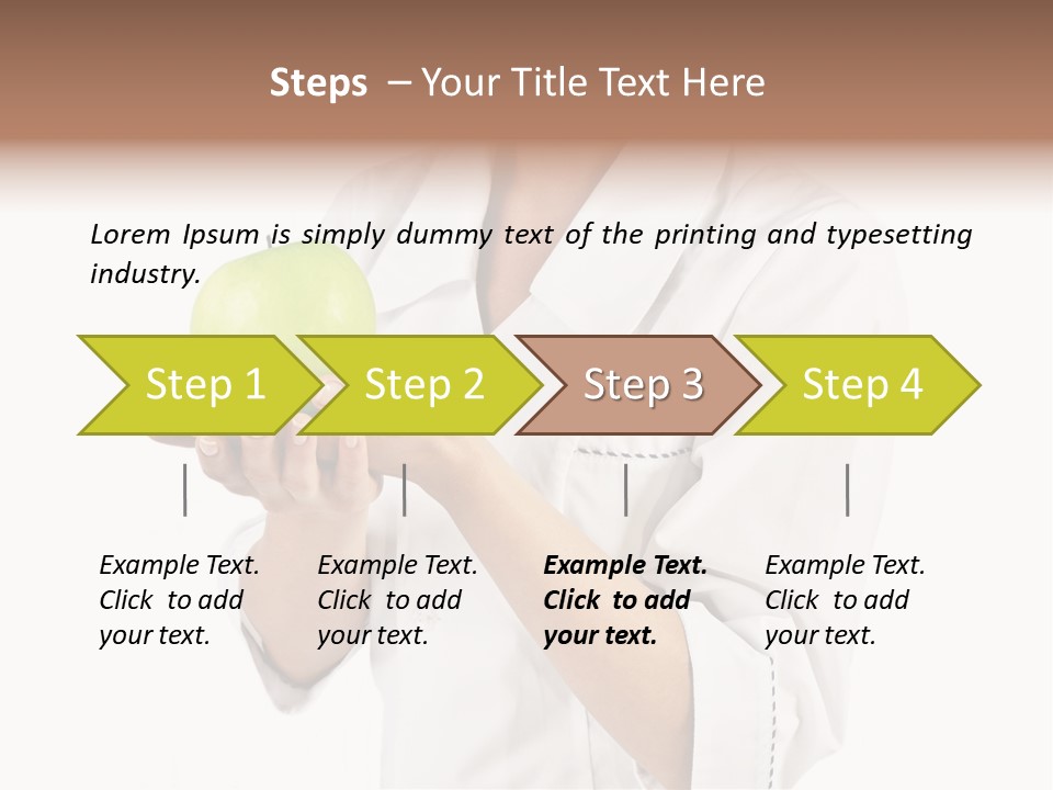 Copy Pace Confident Away PowerPoint Template